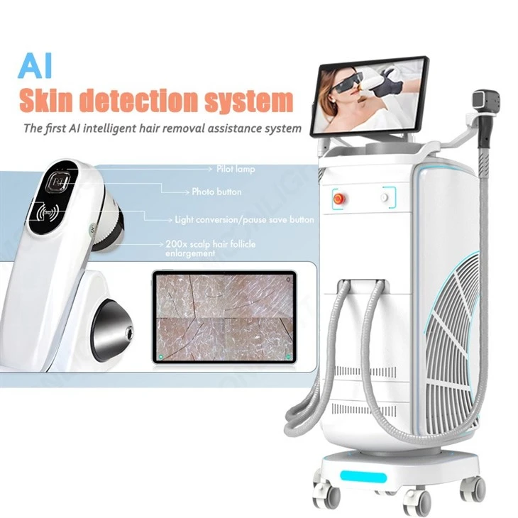 Artificial Intelligence System Laser Hair Removal Machine